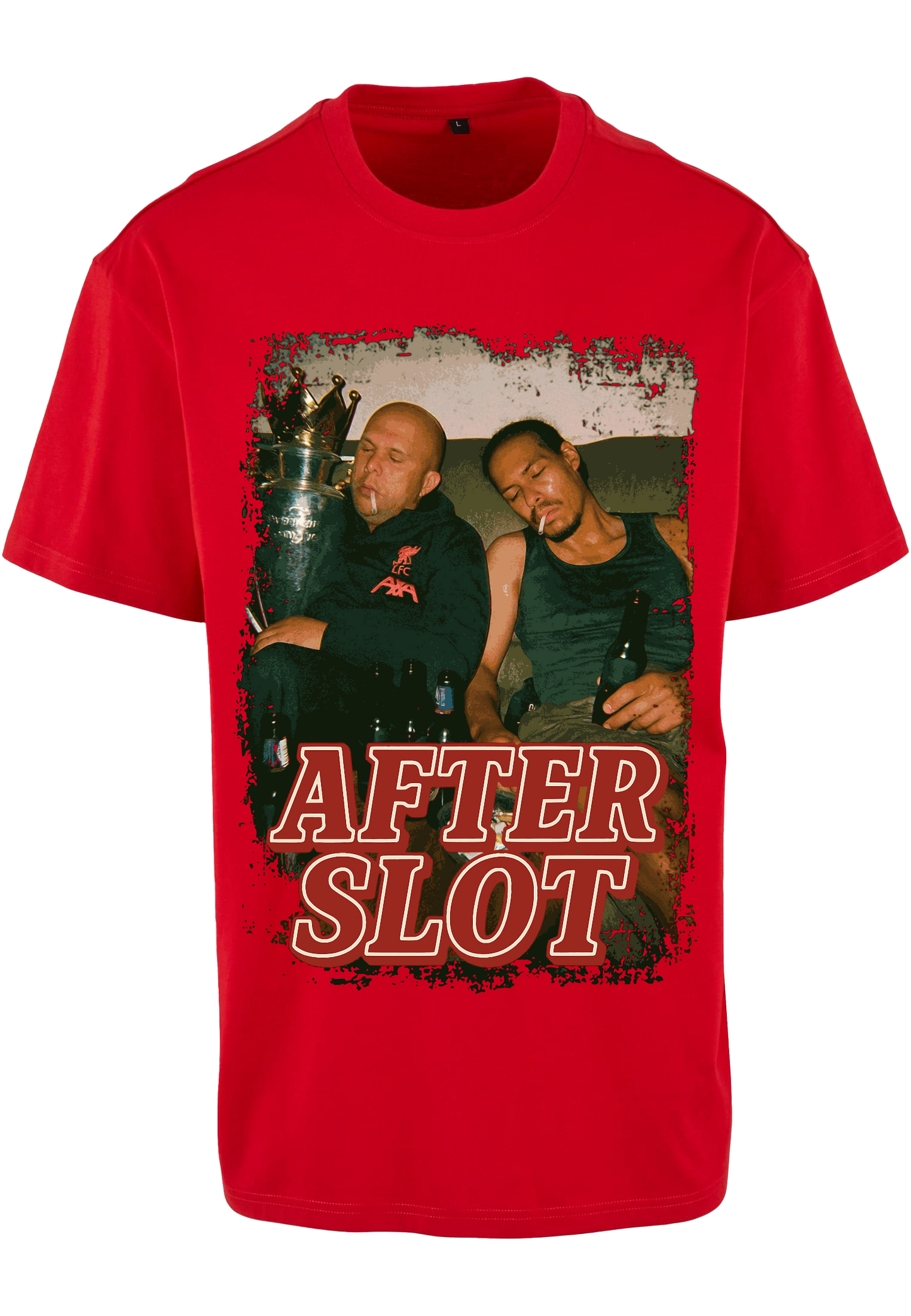 AFTER SLOT OVERSIZED RED
